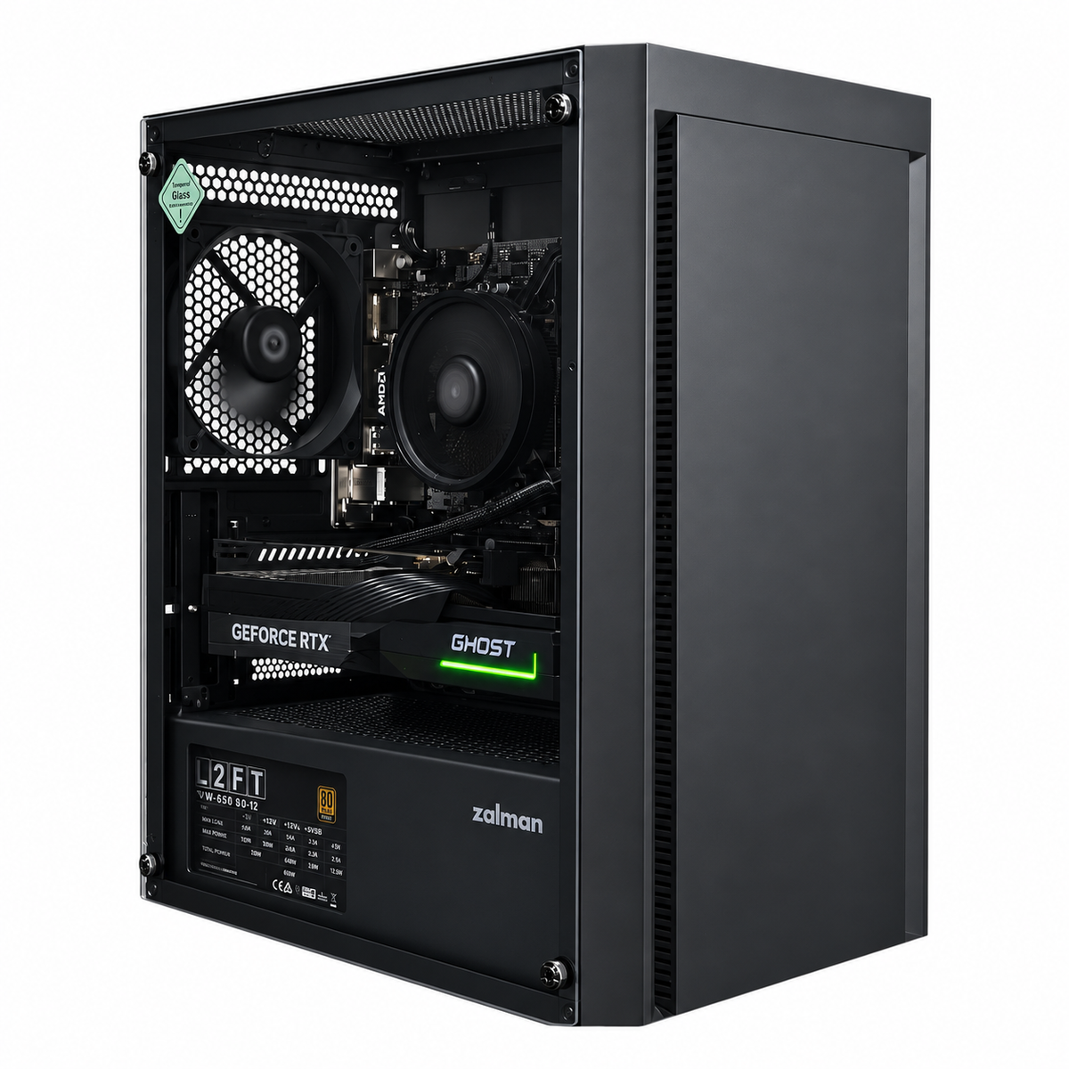 即納 Ryzen 7 5700X・GeForce RTX 5060 ゲーミングPC（ZALMAN T3 PLUS）