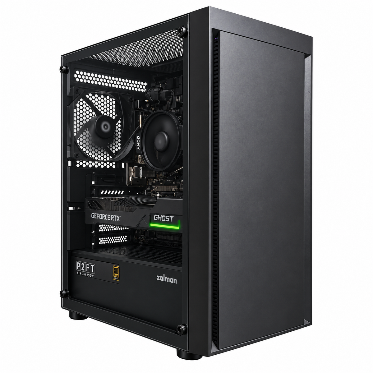 即納 Ryzen 7 5700X・GeForce RTX 5060 ゲーミングPC（ZALMAN T3 PLUS）