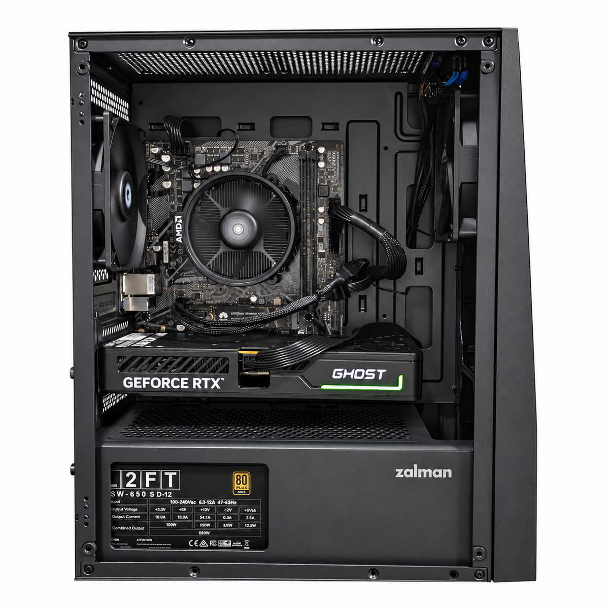 即納 Ryzen 7 5700X・GeForce RTX 5060 ゲーミングPC（ZALMAN T3 PLUS）